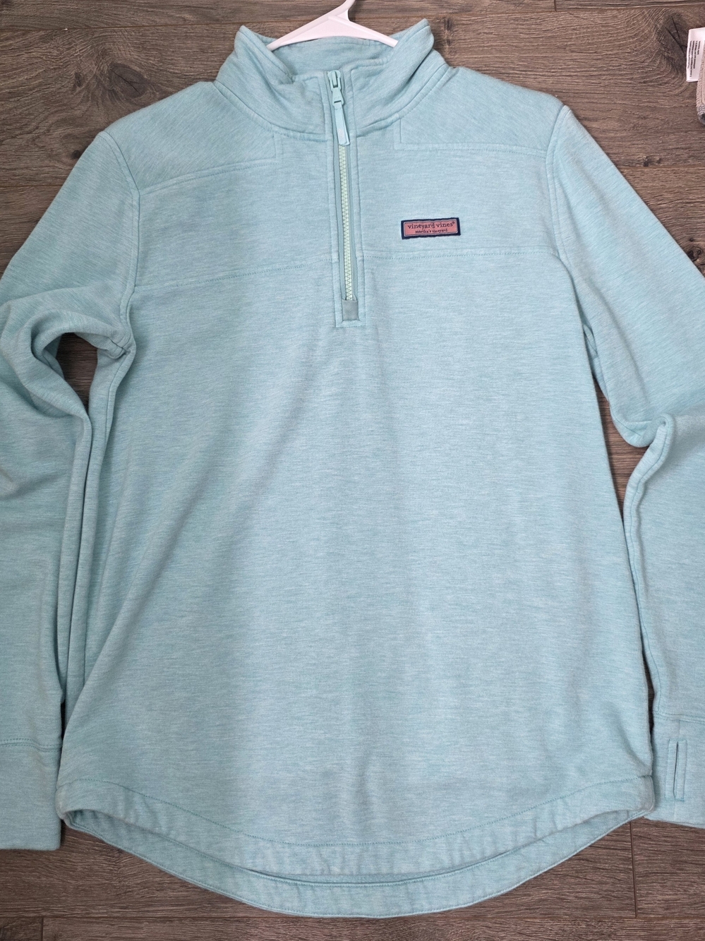 Vineyard Vines Women Quarter-Zip Sweater - Light Aqua